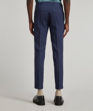 Paul Smith - Slate-Blue Wool Suit Trousers image number 3