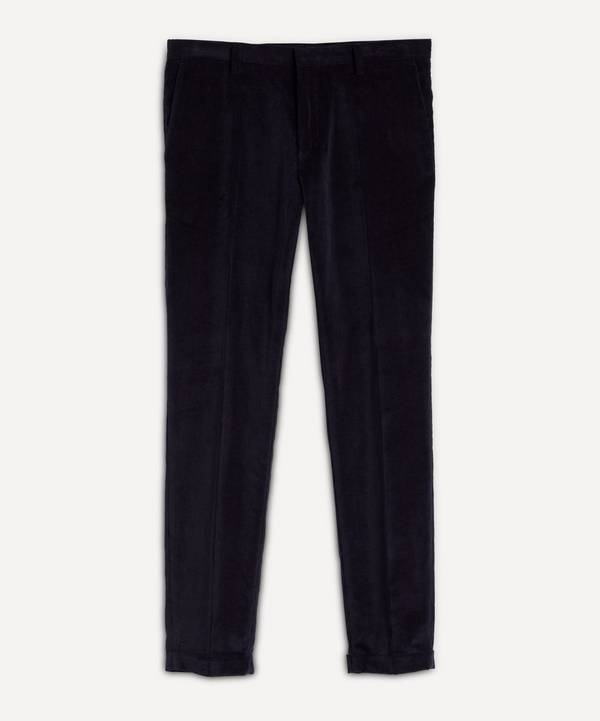 Paul Smith - Tapered Corduroy-Cashmere Trousers