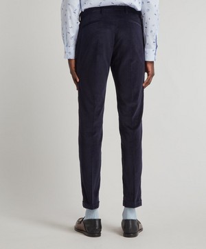 Paul Smith - Tapered Corduroy-Cashmere Trousers image number 3