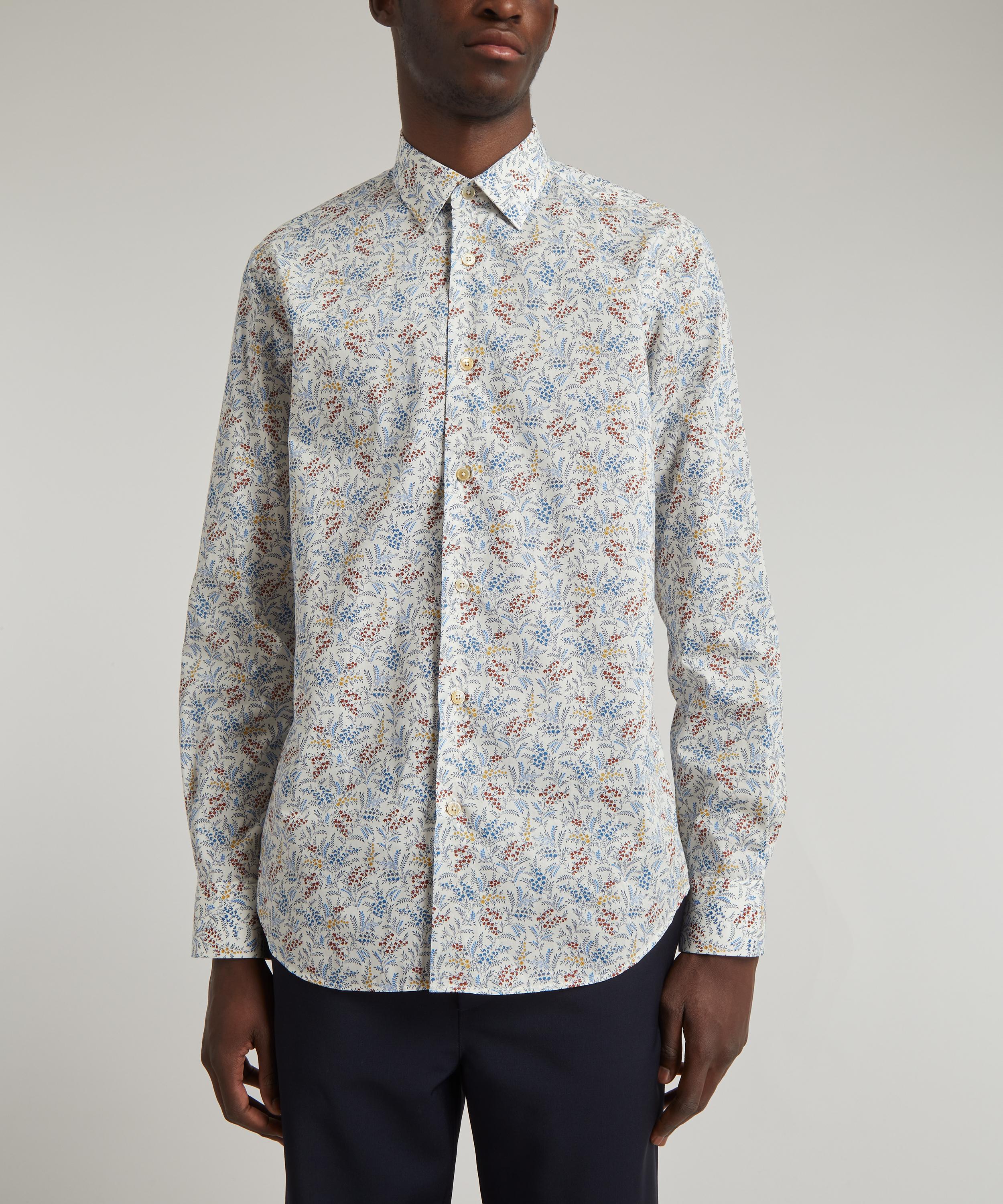 Paul Smith Slim-Fit Liberty Stem Floral Printed Shirt | Liberty