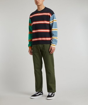 PS Paul Smith - Multicolour Striped Crew-Neck Jumper image number 1
