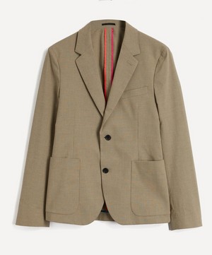 PS by Paul Smith - Single-Breasted Cotton-Blend Blazer image number 0