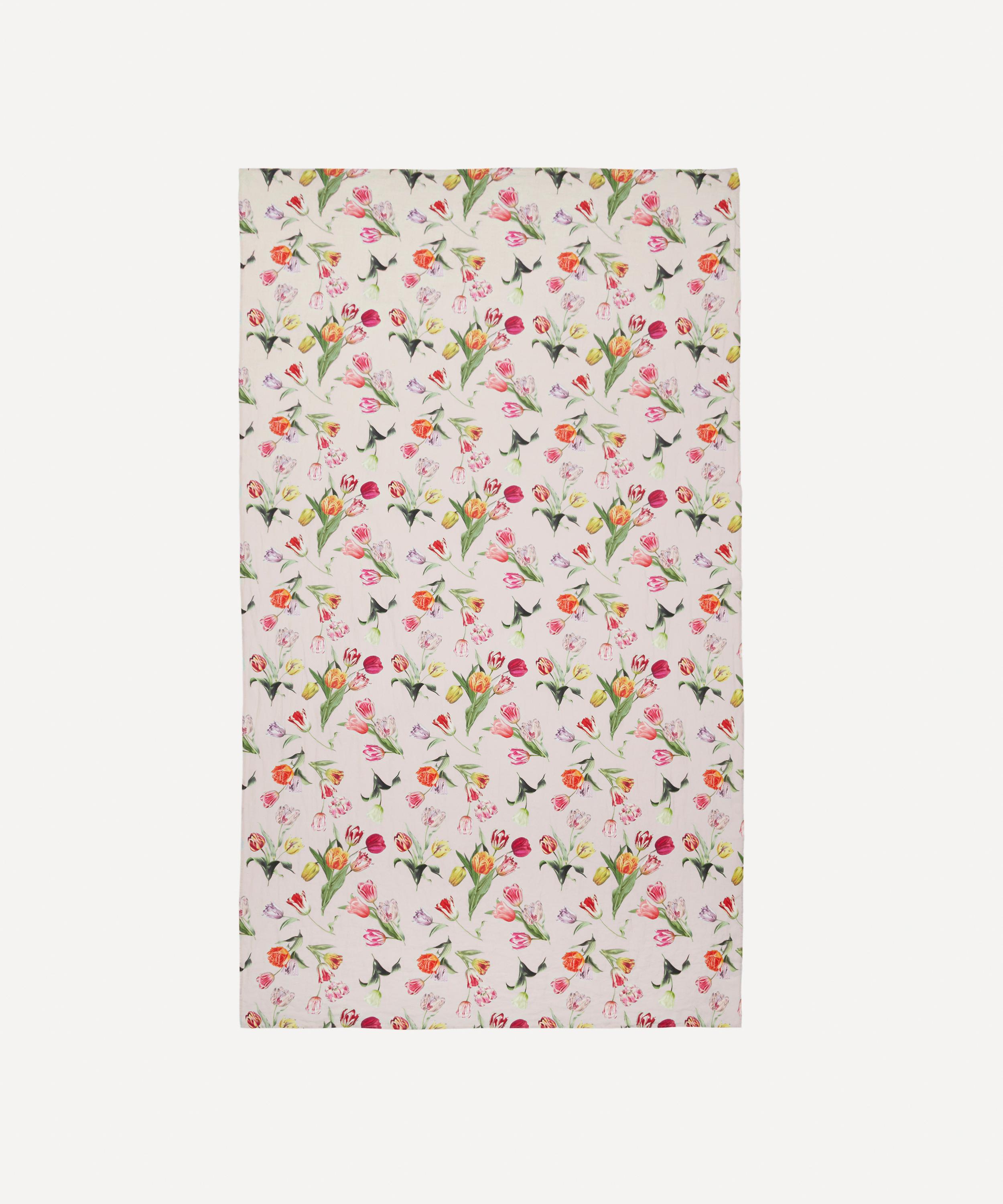 By Hope - Tulip Fields Linen Tablecloth image number 0