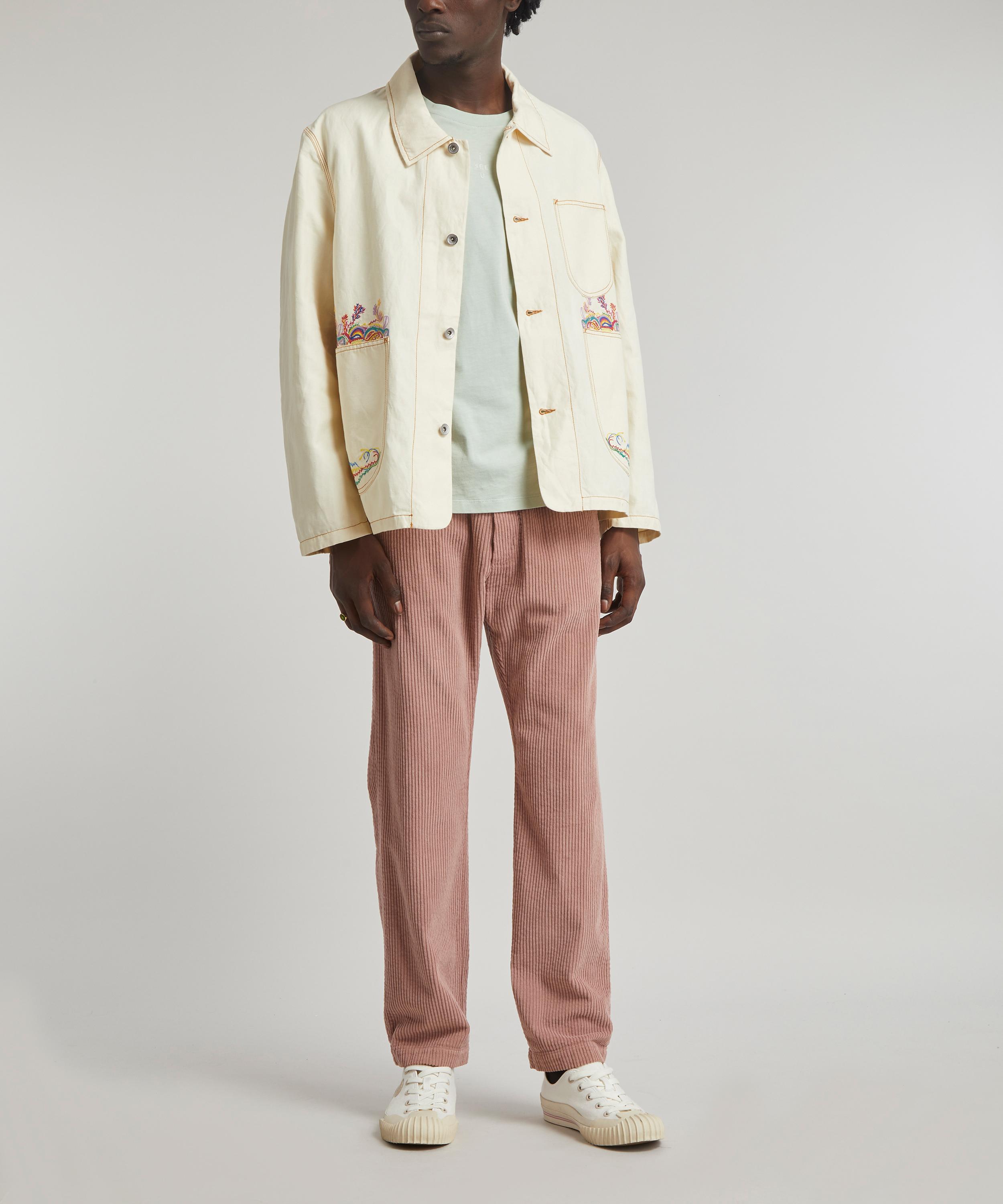 YMC Floral Embroidered Labour Chore Jacket | Liberty