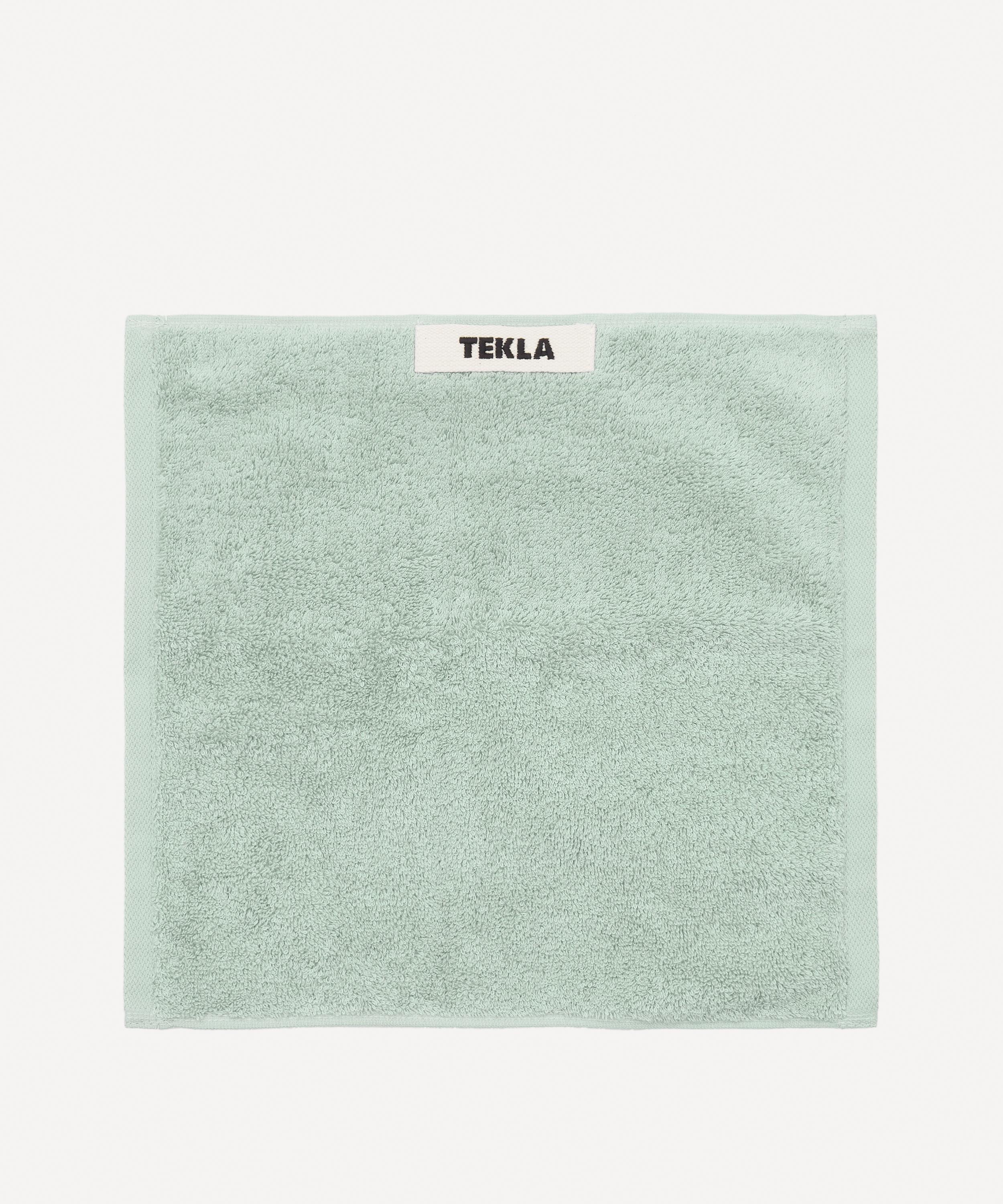 Tekla - Organic Cotton Washcloth in Mint image number 0