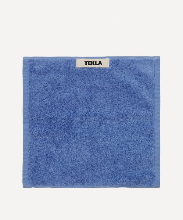Tekla - Organic Cotton Washcloth in Clear Blue image number null