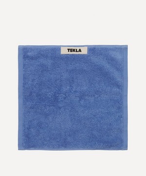 Tekla - Organic Cotton Washcloth in Clear Blue image number 0