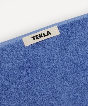 Tekla - Organic Cotton Hand Towel in Clear Blue image number 2