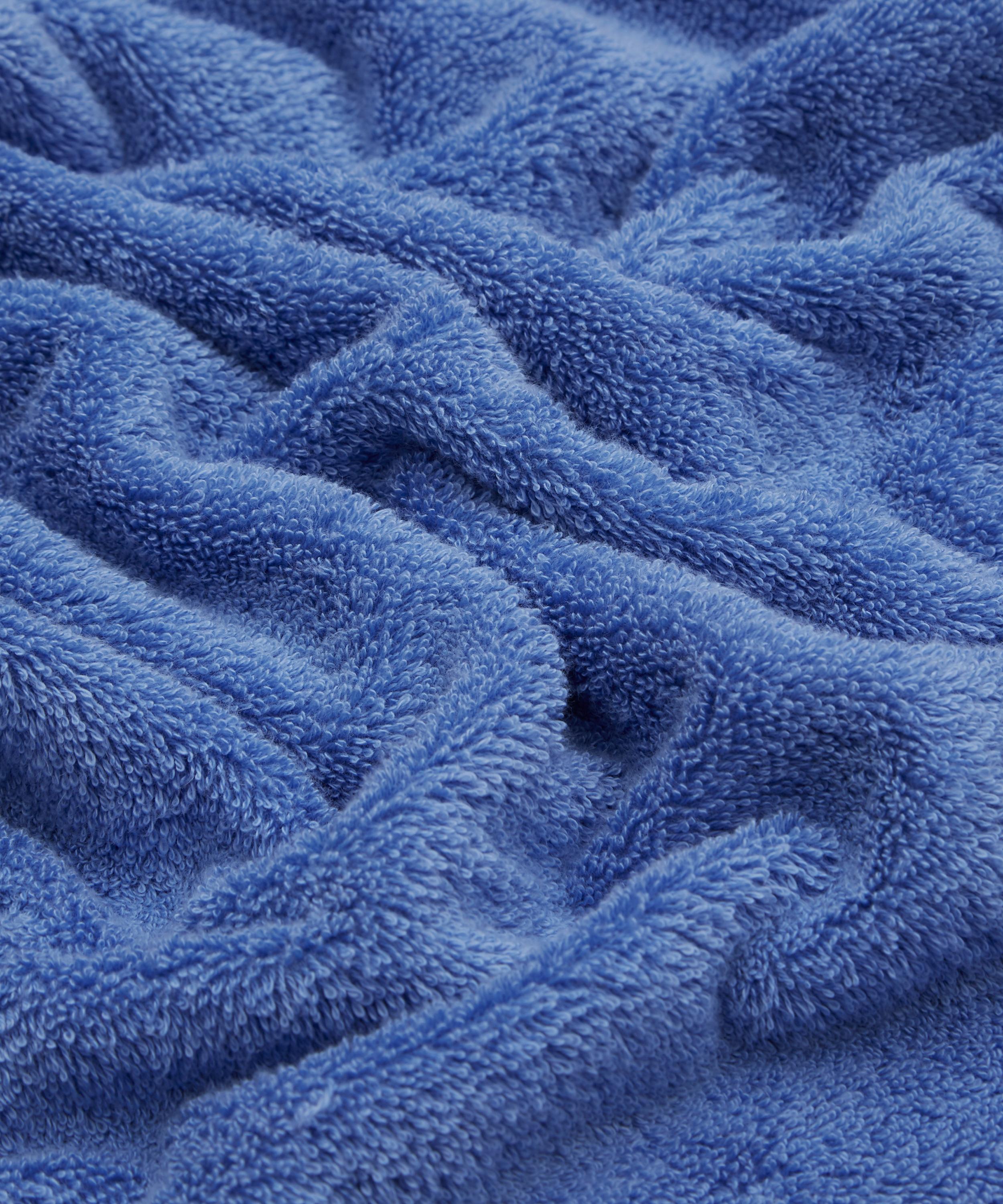 Tekla - Organic Cotton Hand Towel in Clear Blue image number 3