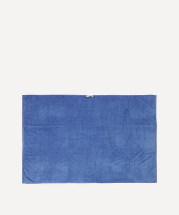 Tekla - Organic Cotton Bath Sheet in Clear Blue image number 0