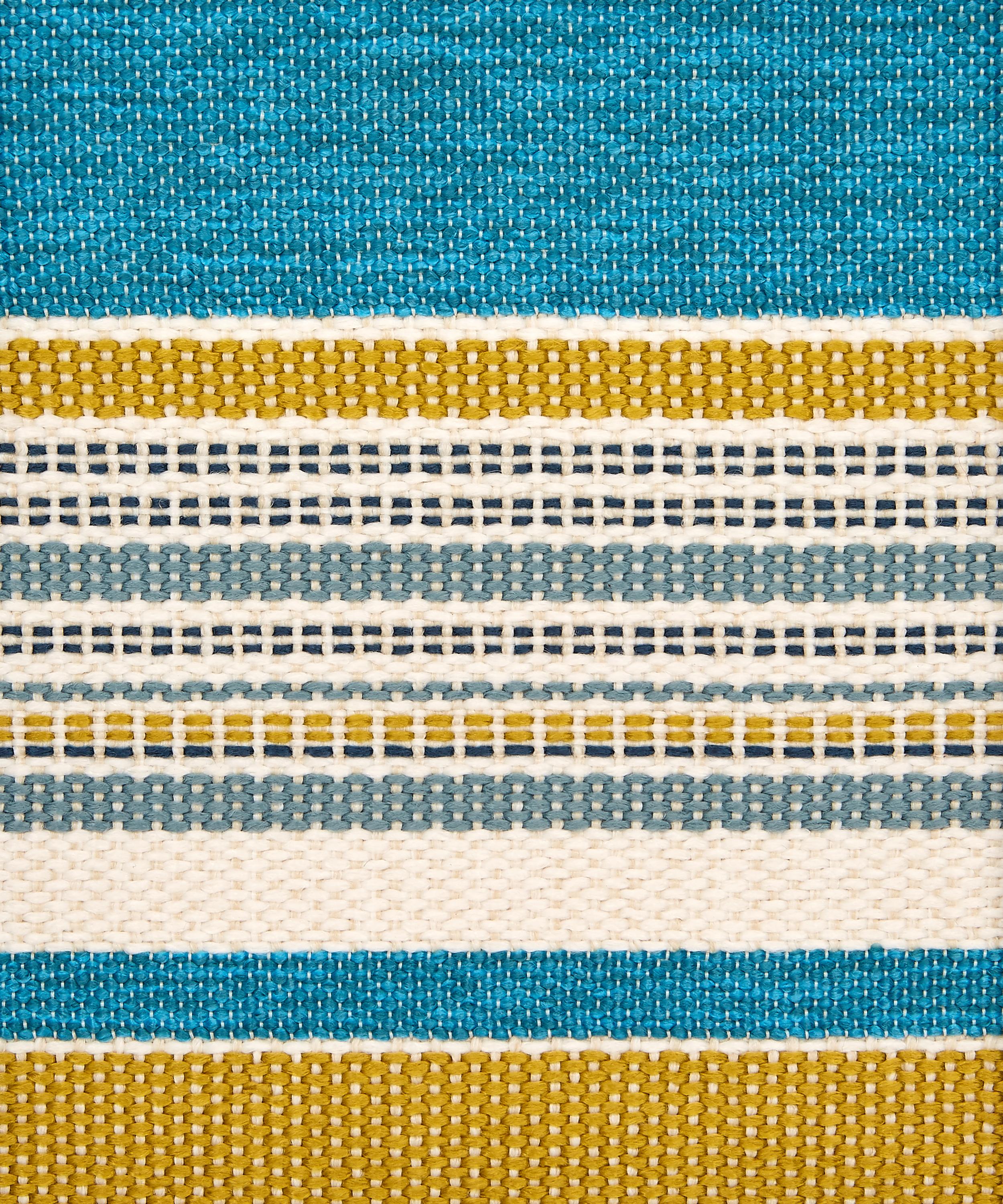 Liberty Interiors - Cabana Stripe Dixster in Aqua – Outdoor image number 0