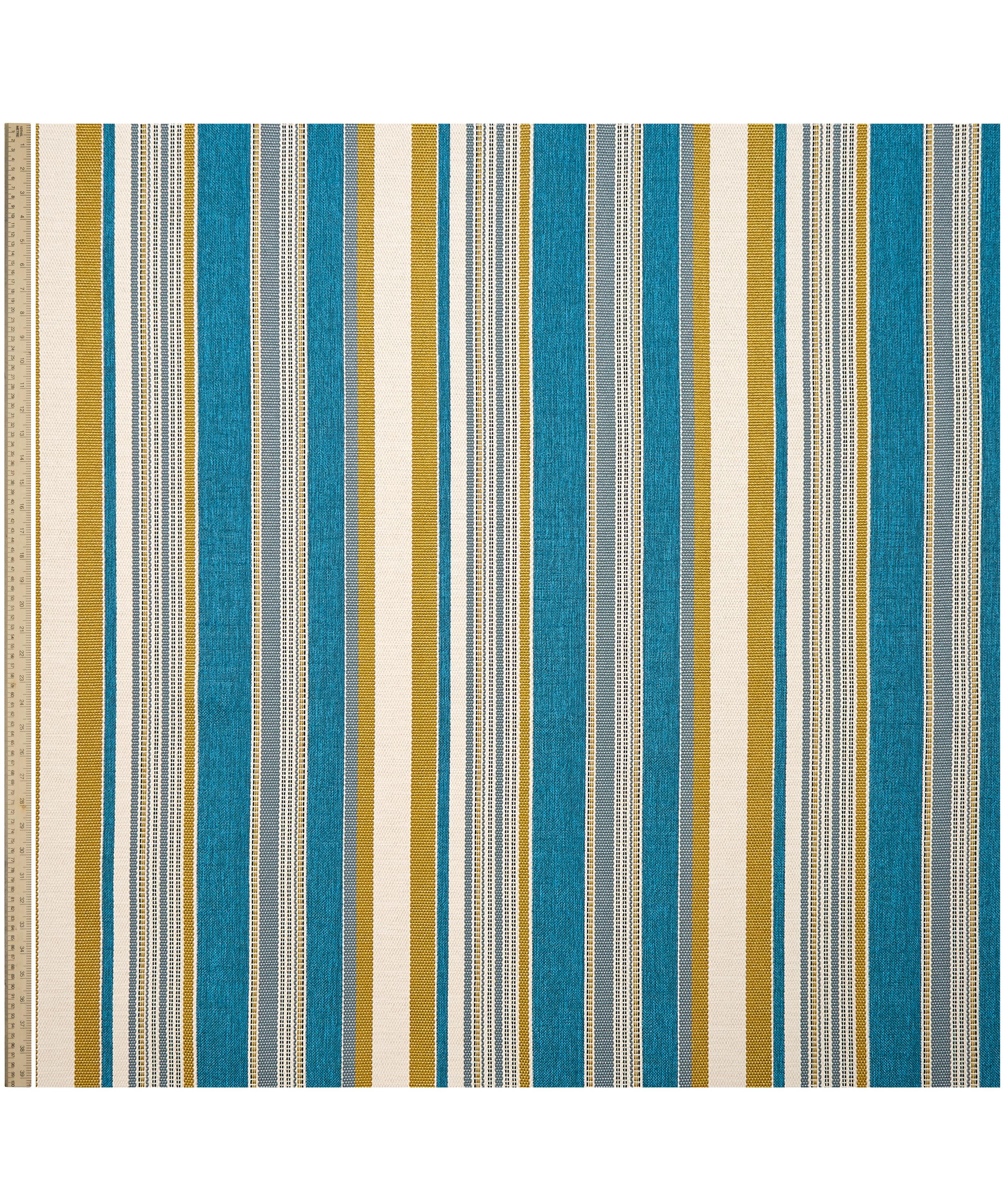 Liberty Interiors - Cabana Stripe Dixster in Aqua – Outdoor image number 2