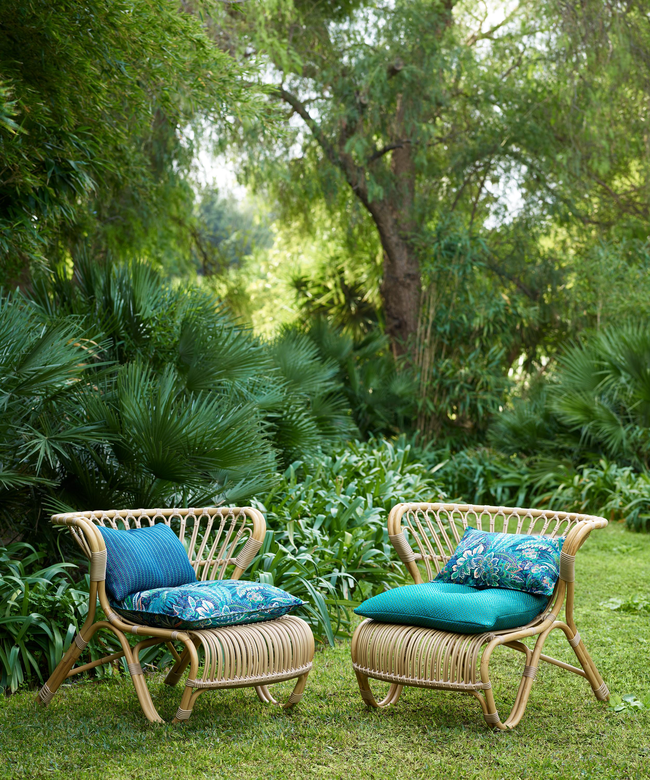 Liberty Interiors - Candy Stripe Harlow in Jade – Outdoor image number 1