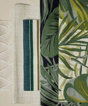 Liberty Interiors - Chile Palm Lovell Jacquard in Lichen – Outdoor image number 1