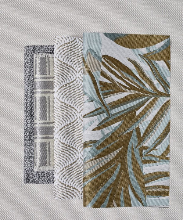 Liberty Interiors - Chile Palm Lovell Jacquard in Pewter – Outdoor image number 6
