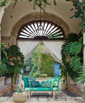 Liberty Interiors - Fantasia Jungle Easton in Jade – Outdoor image number 1