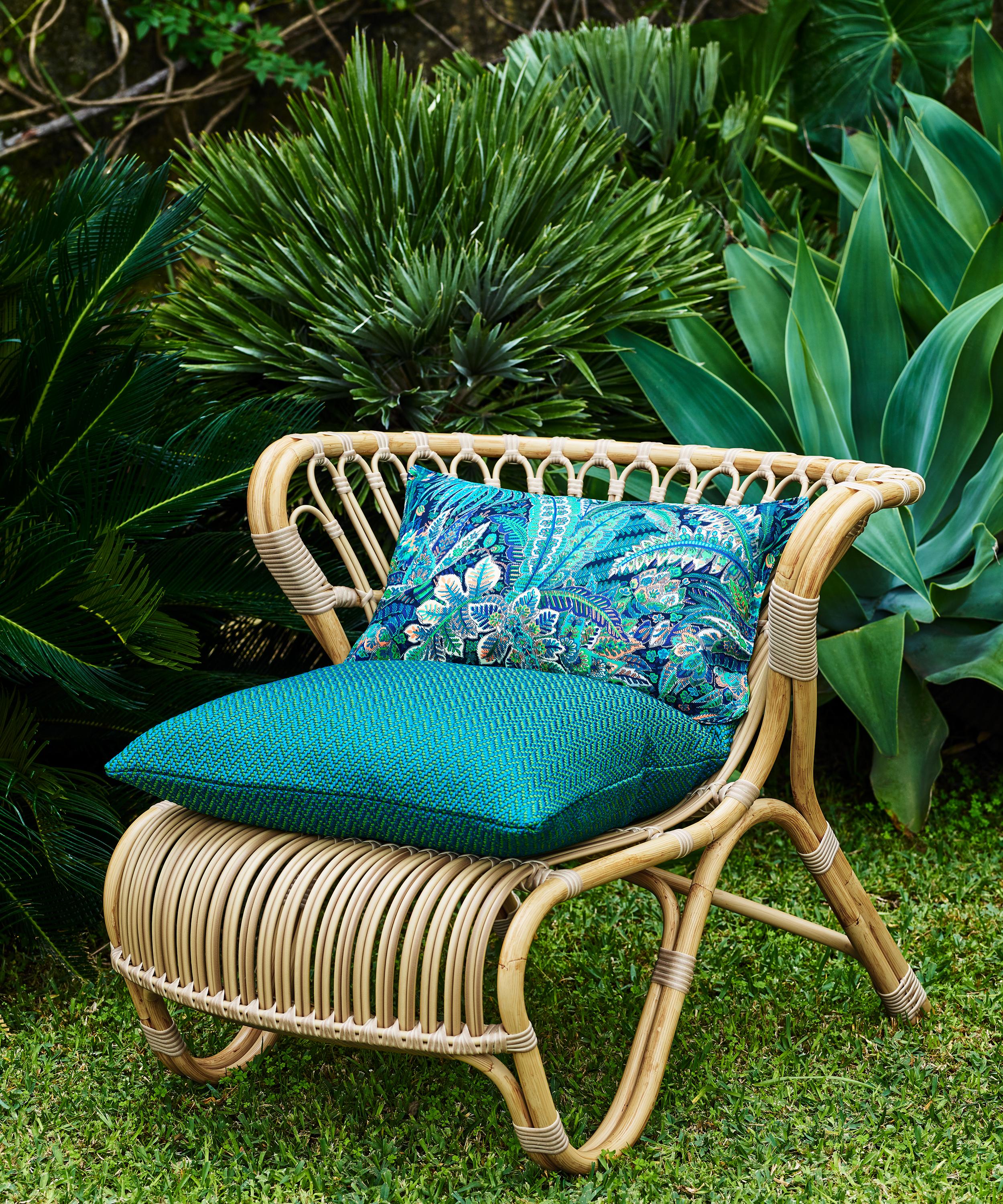 Liberty Interiors - Marquee Painswick Weave in Jade – Outdoor image number 1