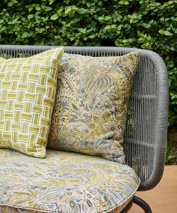 Liberty Interiors - Persian Voyage Jacquard Gatton in Pewter – Outdoor image number 6