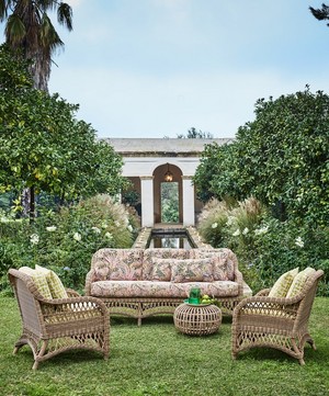 Liberty Interiors - Persian Voyage Jacquard Gatton in Lacquer – Outdoor image number 1