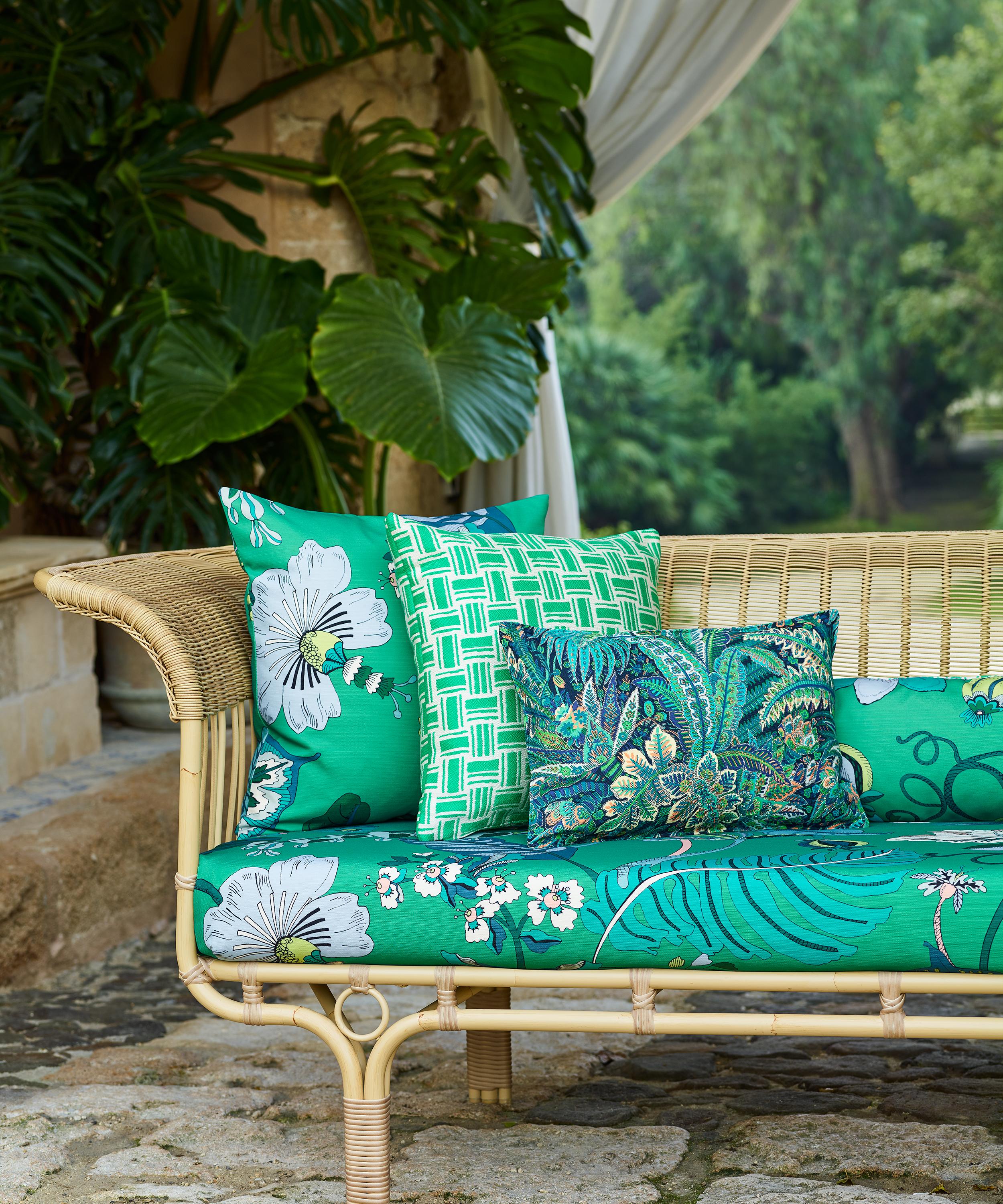 Liberty Interiors - Persian Voyage Majorelle in Palm Green – Outdoor image number 6