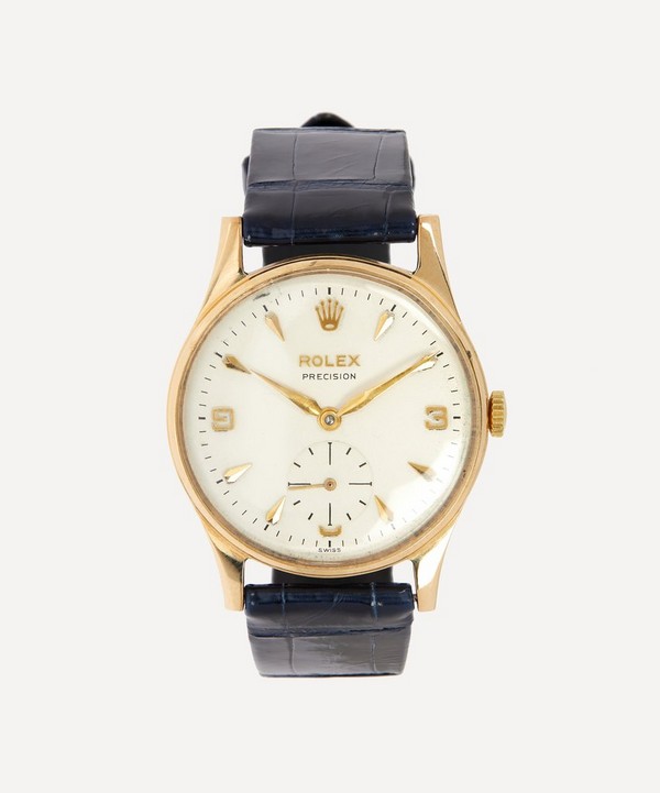 Designer Vintage - 1960s Rolex Precision 9ct Gold Watch image number null