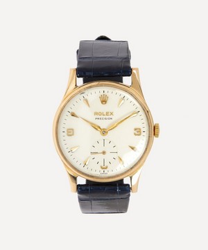 Designer Vintage - 1960s Rolex Precision 9ct Gold Watch image number 0