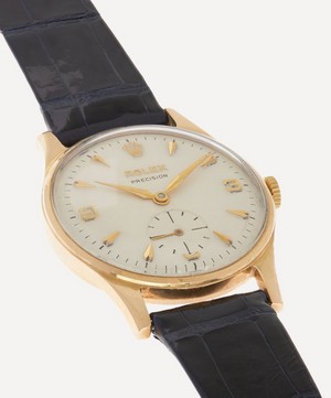 Designer Vintage - 1960s Rolex Precision 9ct Gold Watch image number 3