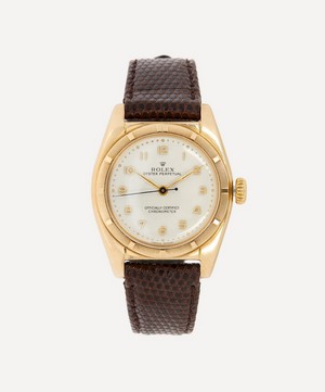 Designer Vintage - 1950s Rolex Oyster Perpetual 14ct Gold Watch image number 0