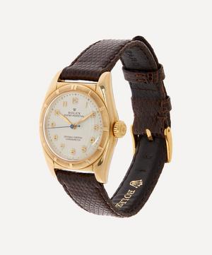 Designer Vintage - 1950s Rolex Oyster Perpetual 14ct Gold Watch image number 1