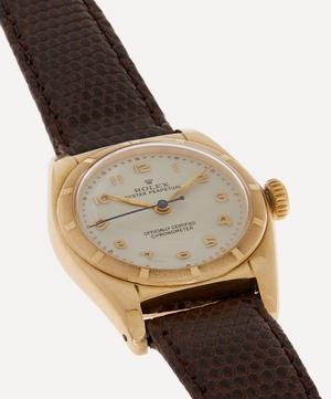 Designer Vintage - 1950s Rolex Oyster Perpetual 14ct Gold Watch image number 3
