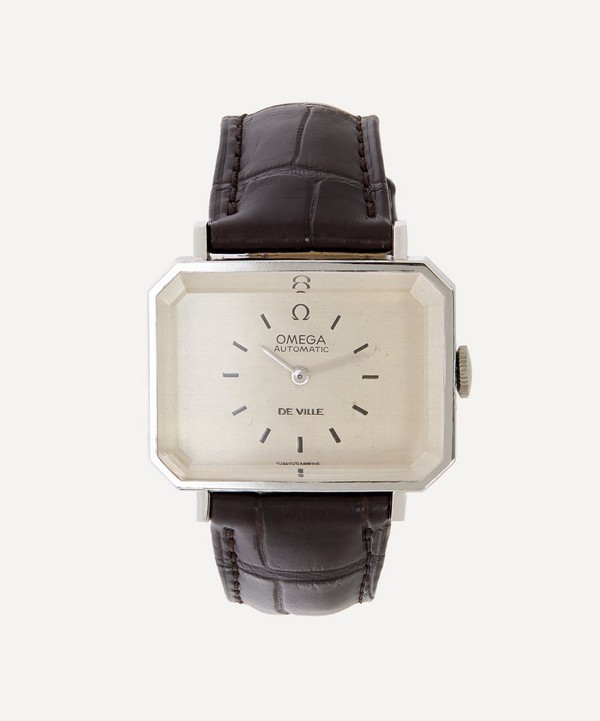 Designer Vintage - 1970s Omega de Ville White Metal Watch image number null