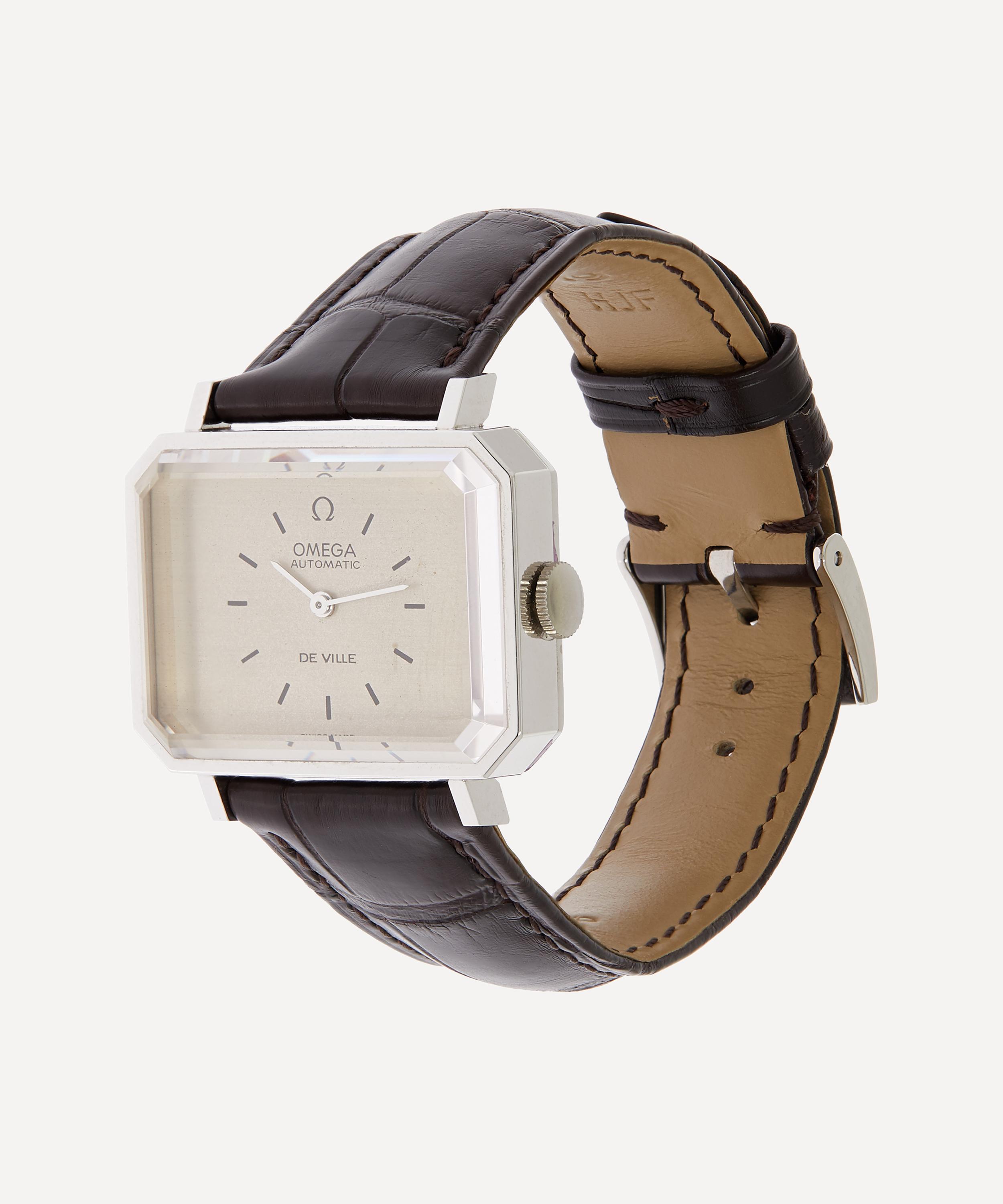 Designer Vintage - 1970s Omega de Ville White Metal Watch image number 1
