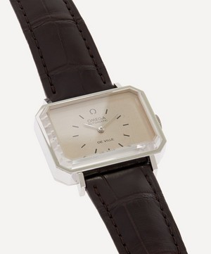 Designer Vintage - 1970s Omega de Ville White Metal Watch image number 3