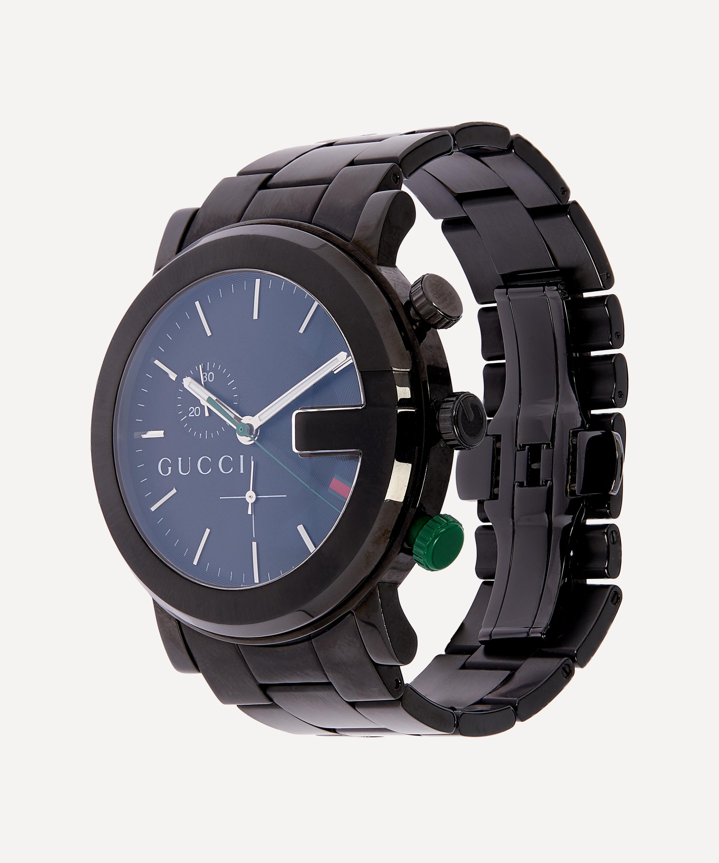 Gucci g clearance chrono watch black