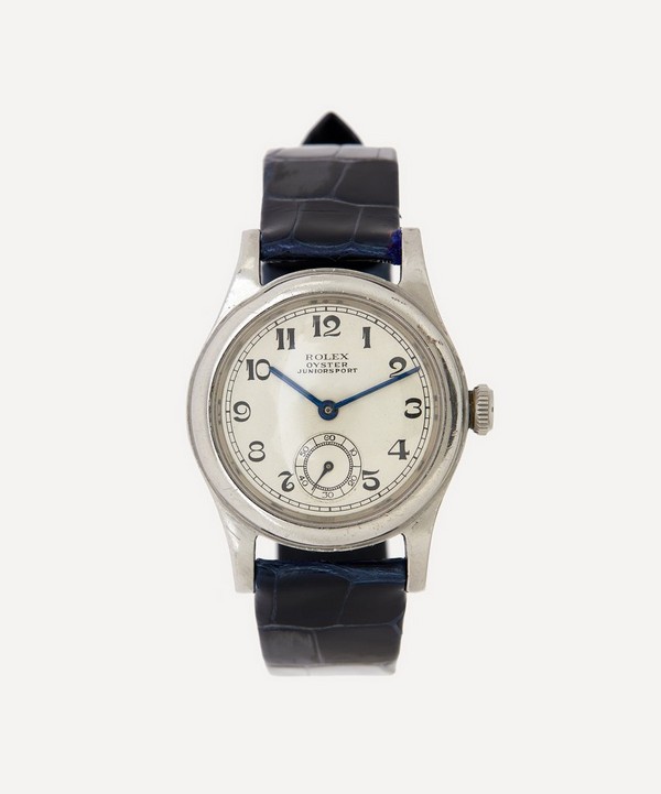 Designer Vintage - 1930s Rolex Oyster Junior Sport White Metal Watch image number null