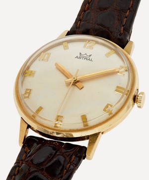 Designer Vintage - 1960s Astral 9ct Gold Watch image number 3