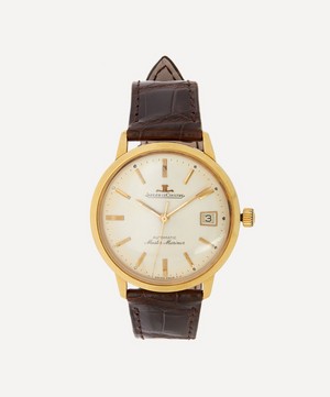 Designer Vintage - 1960s Jaeger LeCoultre Automatic Master Mariner Gilt Watch image number 0