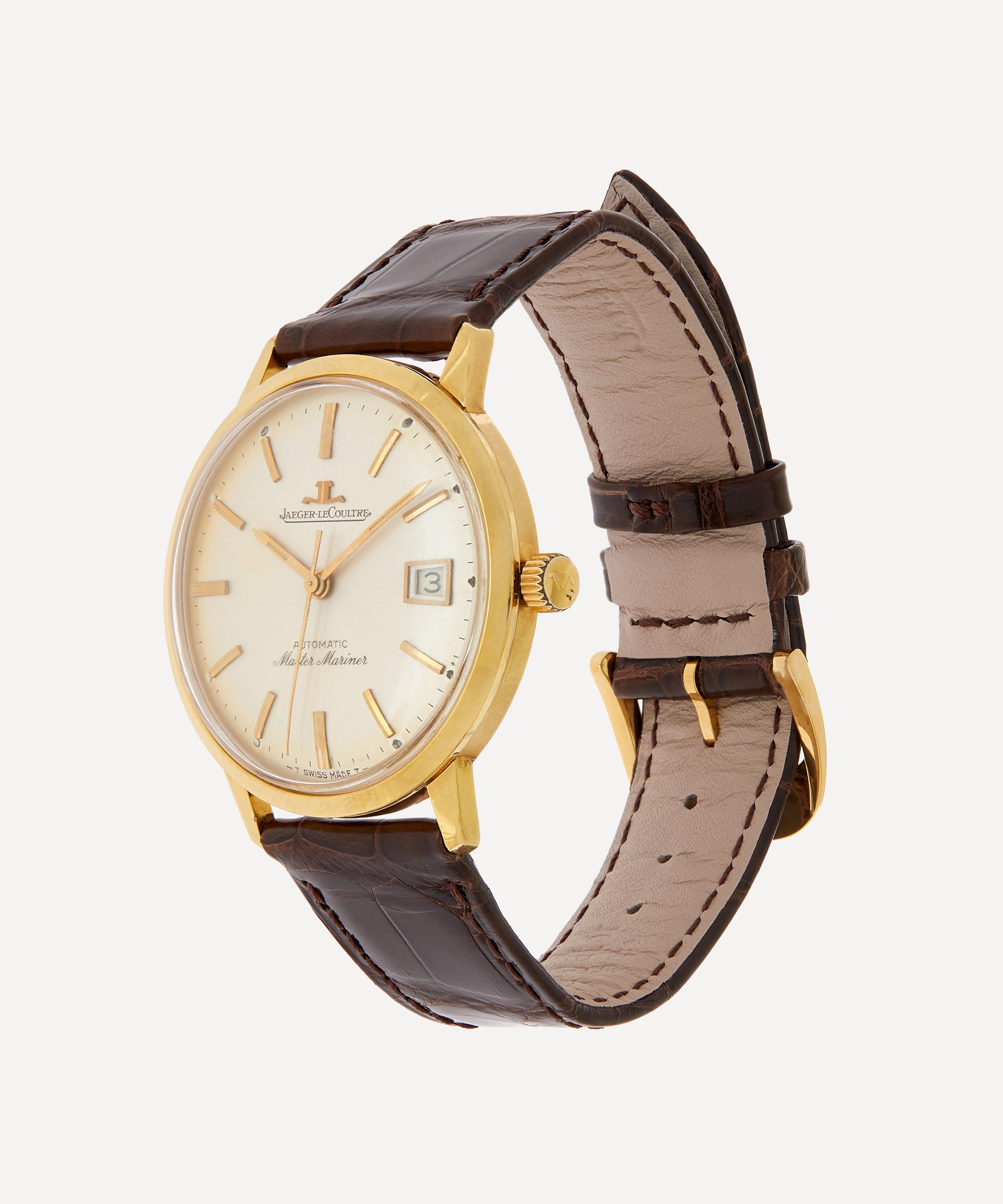 Designer Vintage - 1960s Jaeger LeCoultre Automatic Master Mariner Gilt Watch image number 1