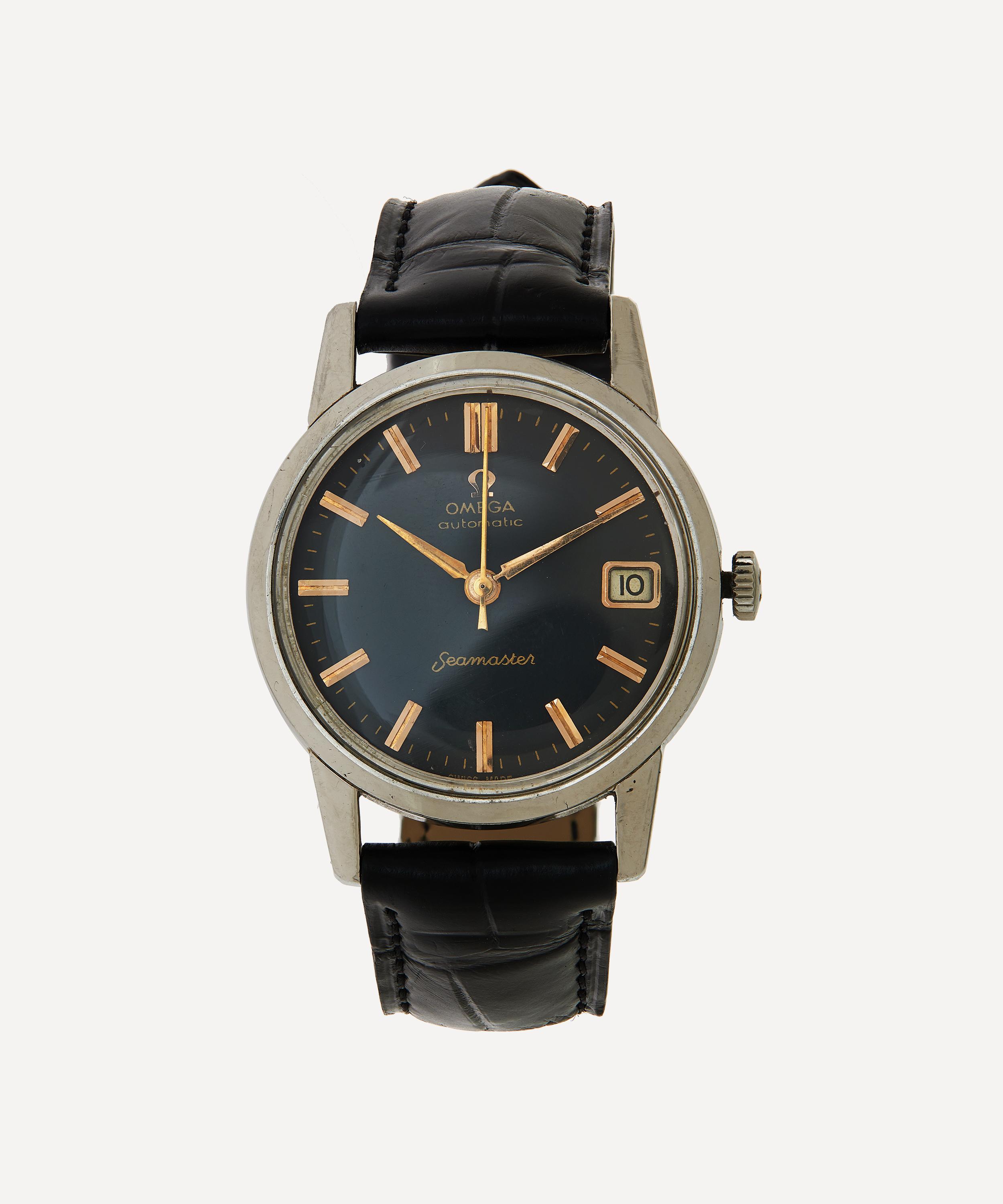 Designer Vintage - 1960s Omega Automatic Seamaster White Metal Watch image number 0