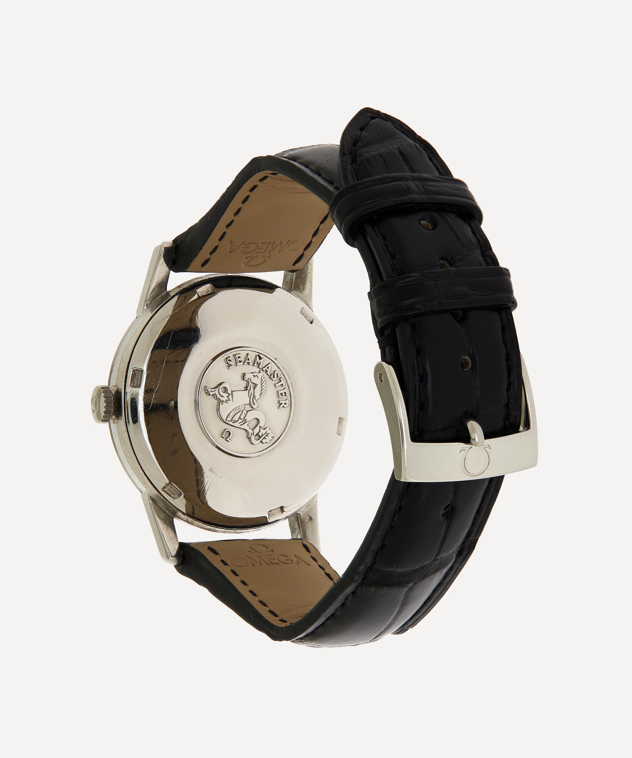 Designer Vintage - 1960s Omega Automatic Seamaster White Metal Watch image number 2