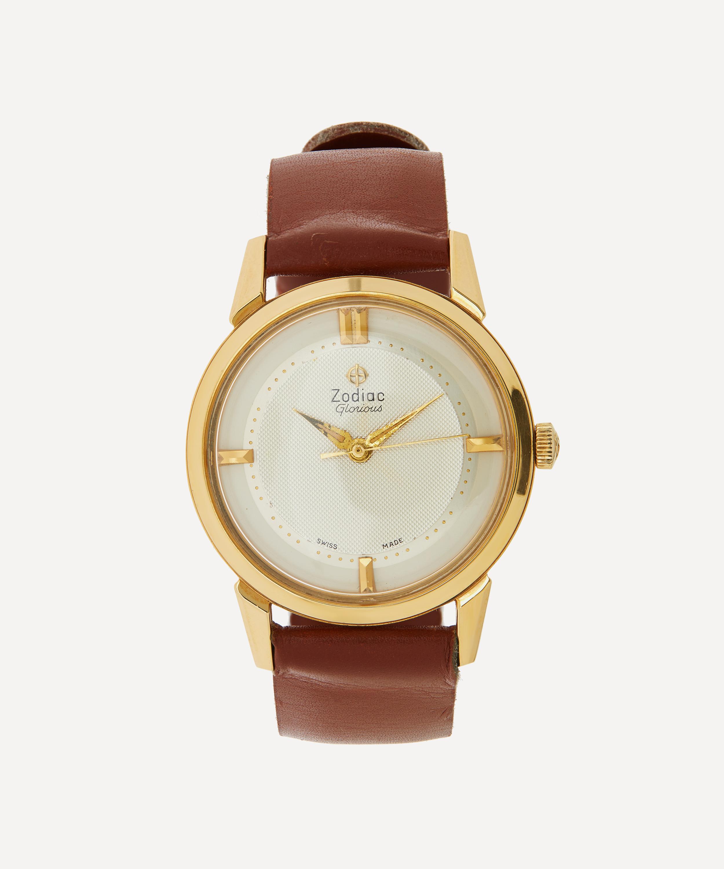 Designer Vintage - 1960s Zodiac Glorious Gilt Watch image number 0