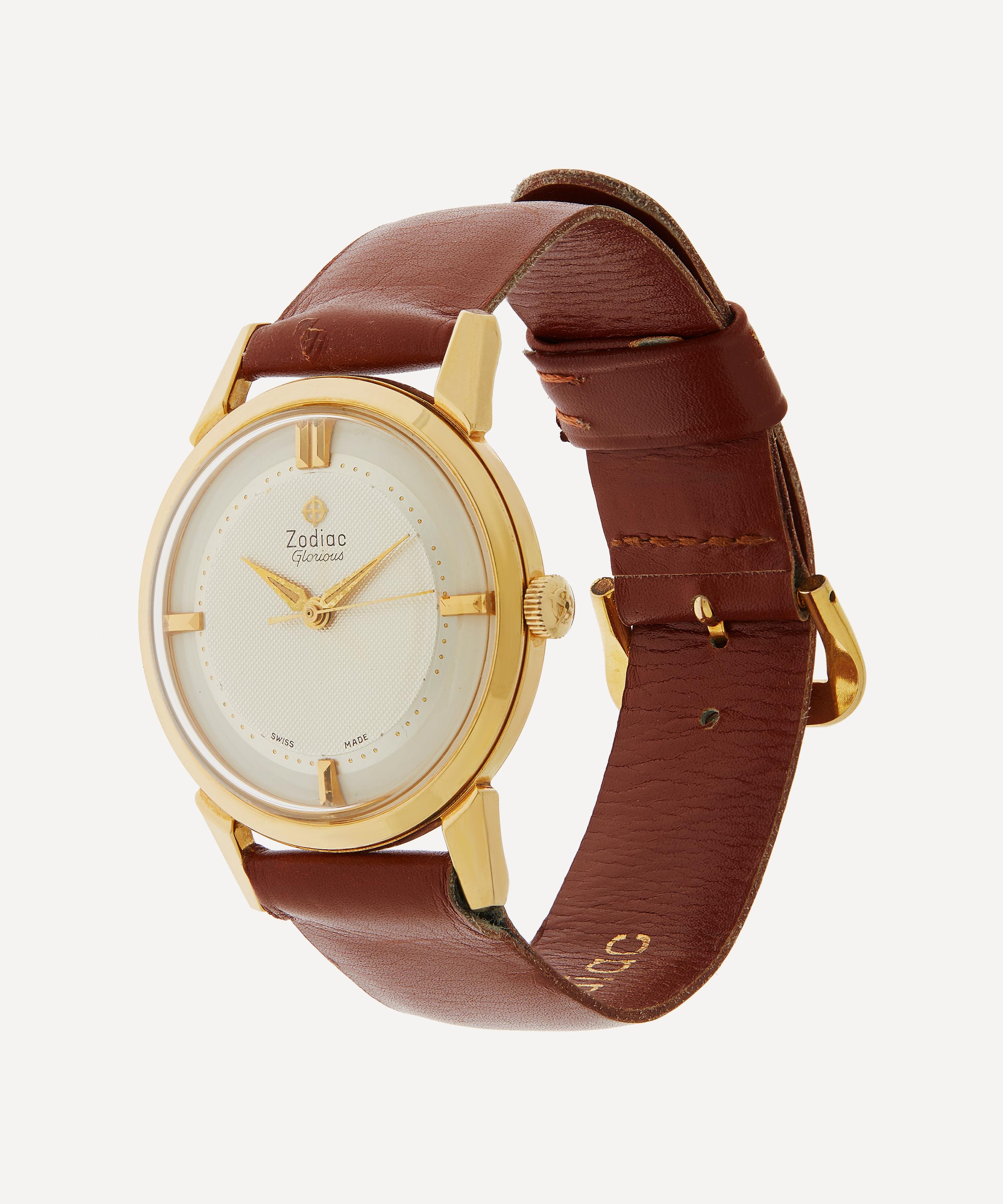 Designer Vintage - 1960s Zodiac Glorious Gilt Watch image number 1
