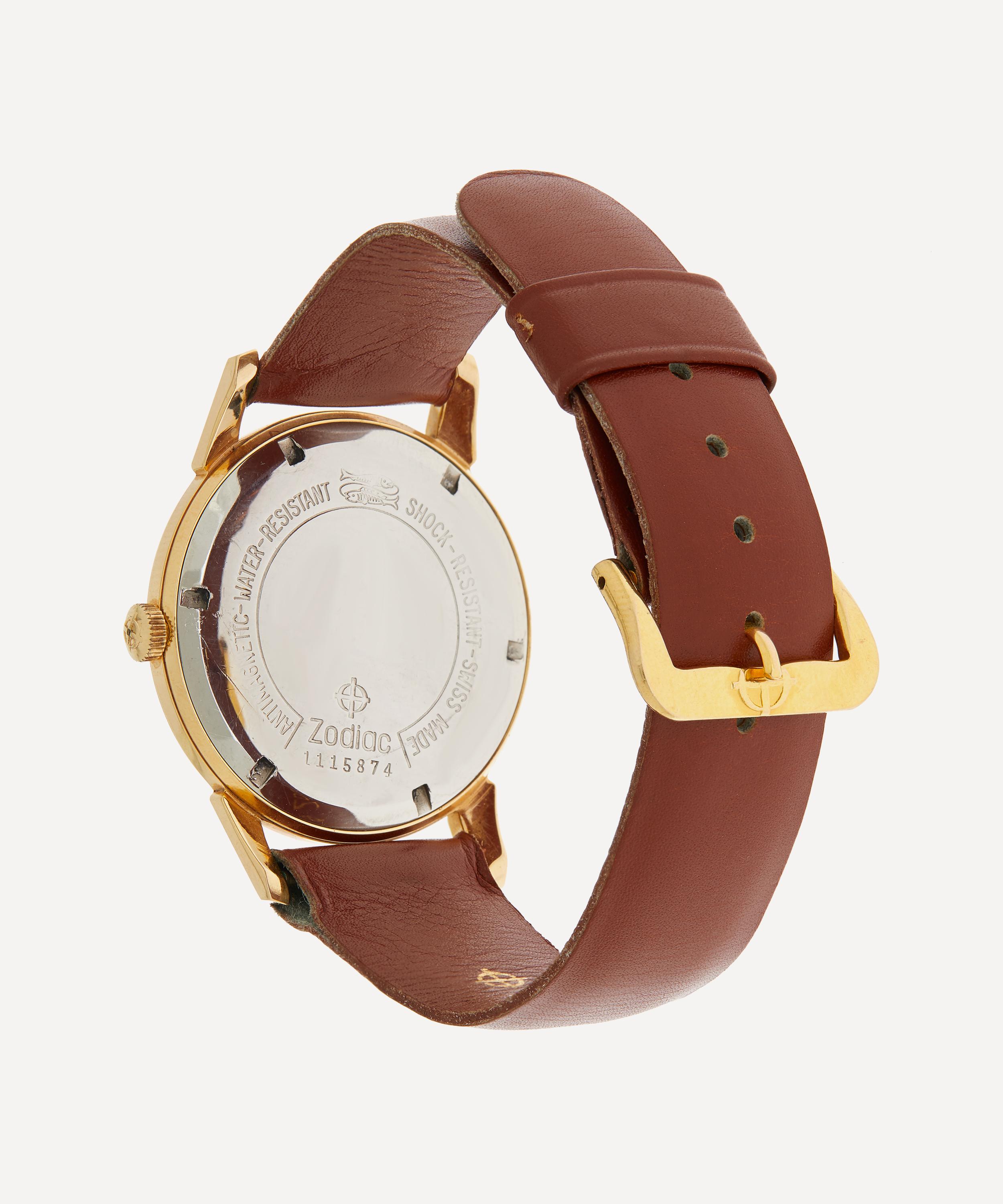 Designer Vintage - 1960s Zodiac Glorious Gilt Watch image number 2