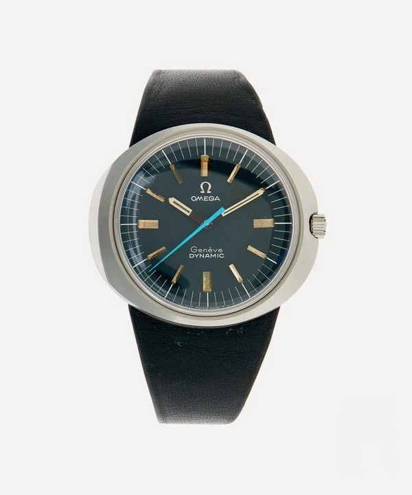 Designer Vintage - 1960s Omega Dynamic White Metal Watch image number null
