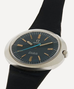 Designer Vintage - 1960s Omega Dynamic White Metal Watch image number 3