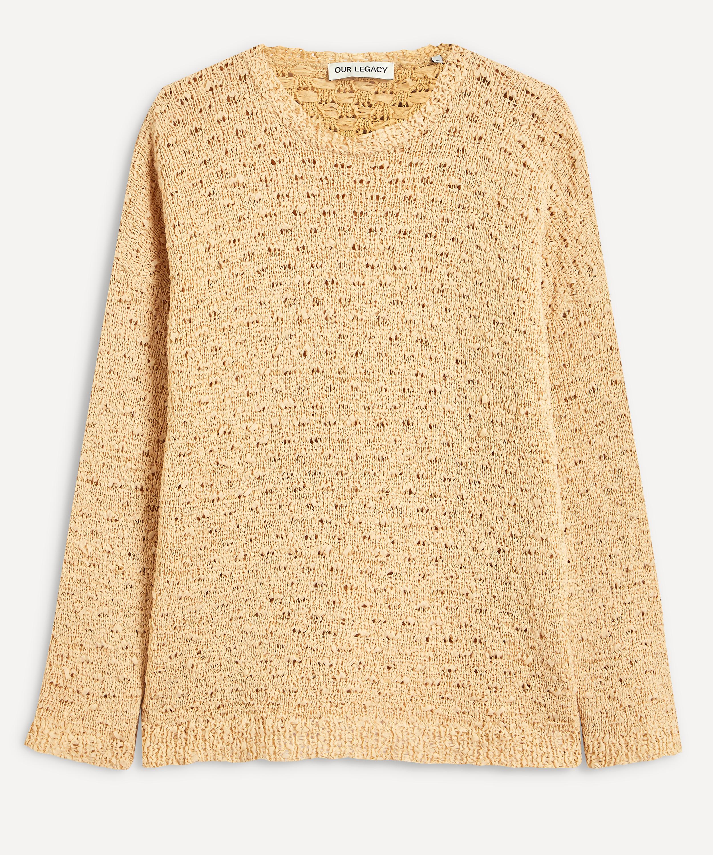 Our Legacy Popover Round Neck Faux Cord Jumper | Liberty