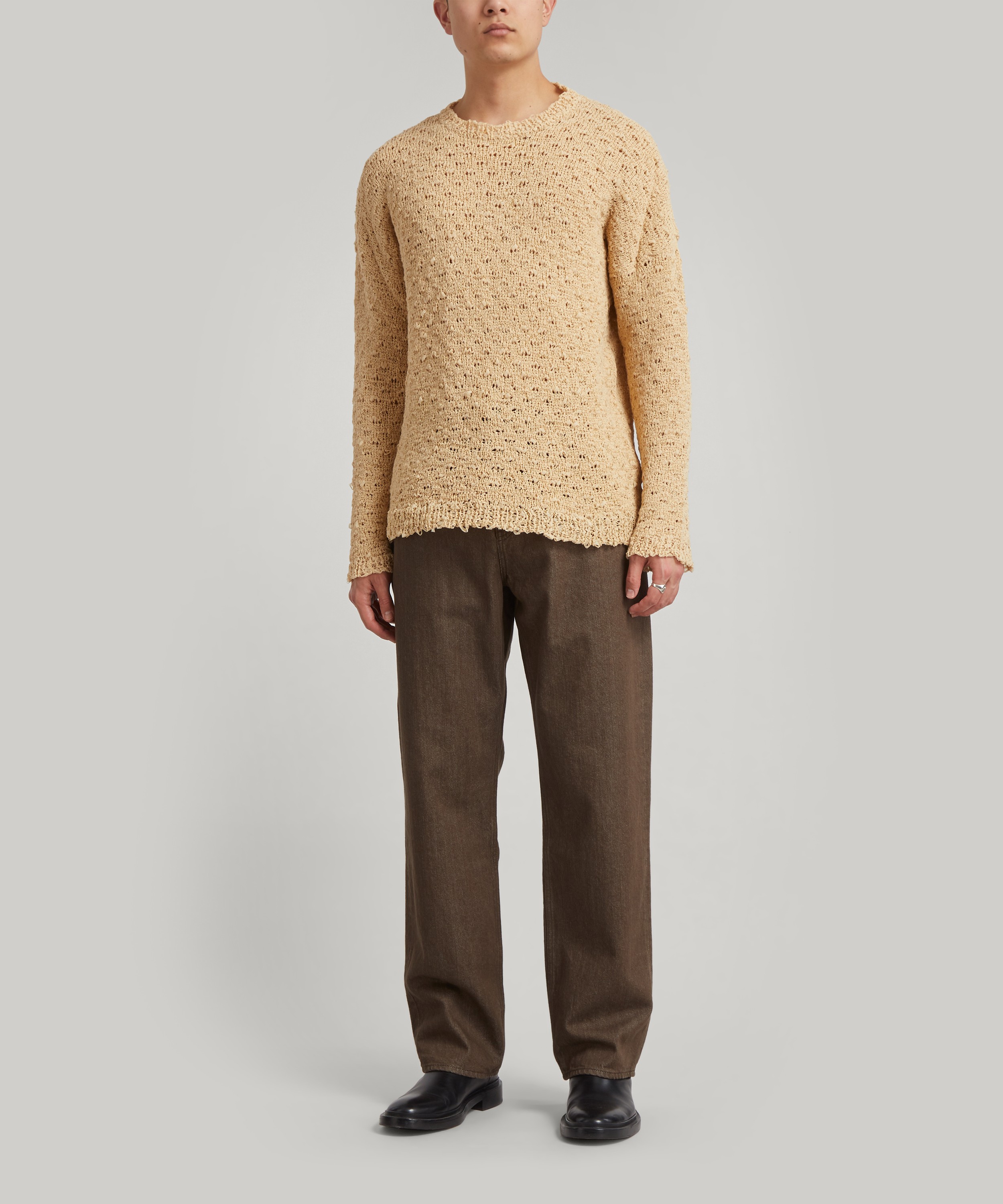 Our Legacy Popover Round Neck Faux Cord Jumper | Liberty