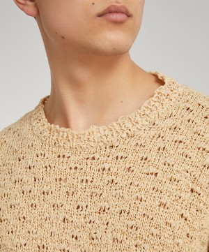 Our Legacy - Popover Round Neck Faux Cord Jumper image number 4