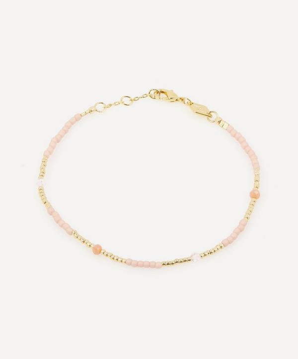 ANNI LU - Gold-Plated Clemence Beaded Bracelet image number null
