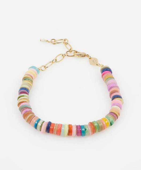 ANNI LU - Gold-Plated Holiday Dyed Shell Bracelet